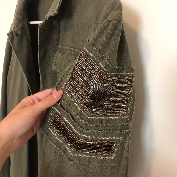 Jackets & Blazers - Distressed Utility Jacket